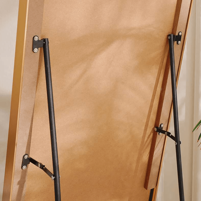 Carla Arch Cheval Mirror With Metal Frame 40X150cm - Gold