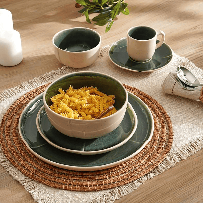 Casafina Stoneware Cereal Bowl Dia16.3cm - Dark Green