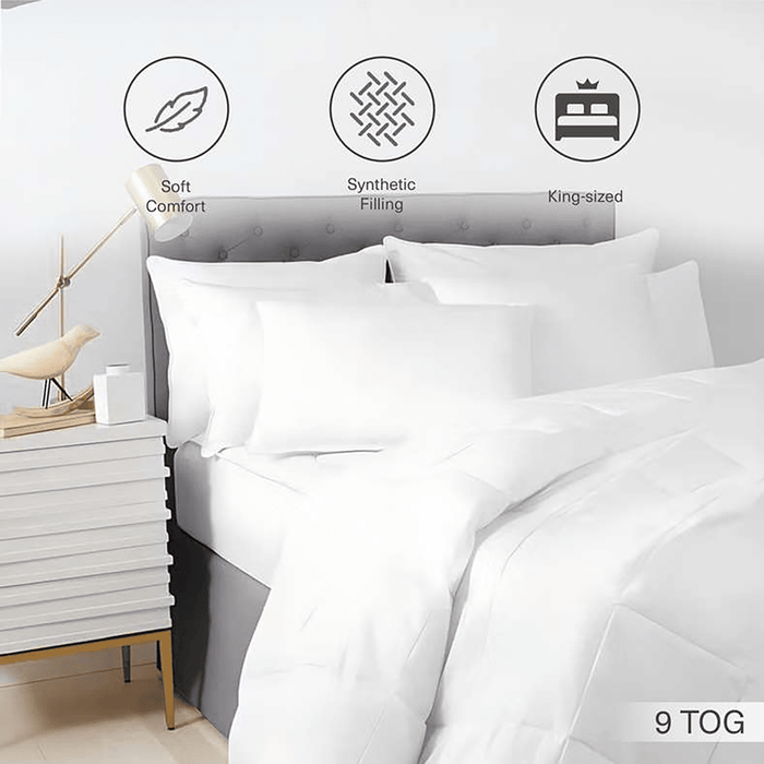 Cashmere All Seasons King Duvet 230X220cm - White