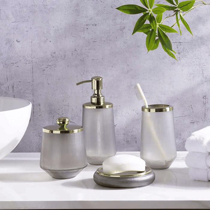 Castriel Glass Soap Dispenser - Gold