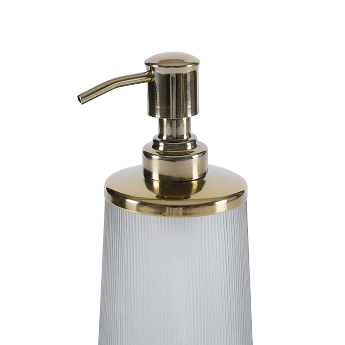 Castriel Glass Soap Dispenser - Gold