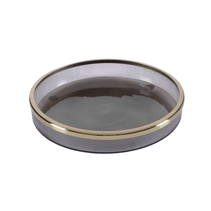 Castriel Glass Tray - Gold