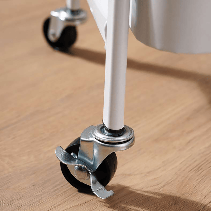 Cazo 3-Tier Kitchen Trolley - White