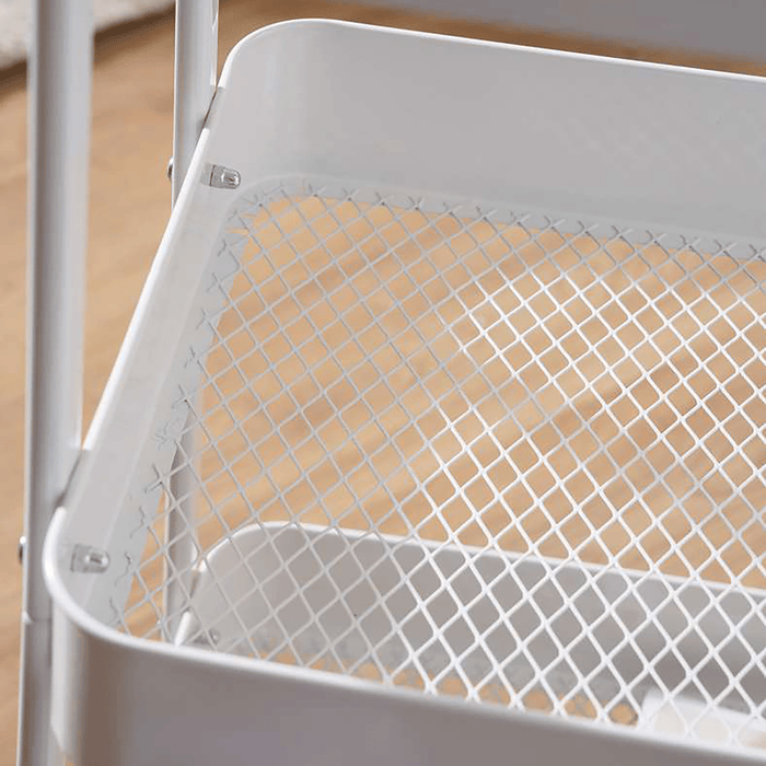 Cazo 3-Tier Kitchen Trolley - White