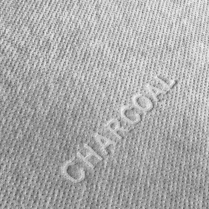Charcoal Infused Waterproof Mattress Protector 160X200+33cm - Grey Pan Home