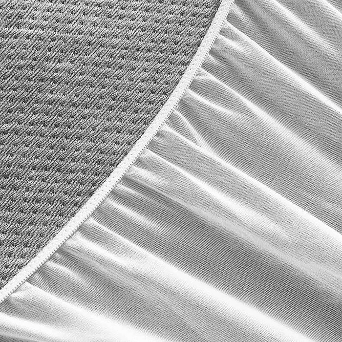 Charcoal Infused Waterproof Mattress Protector Grey Pan Home