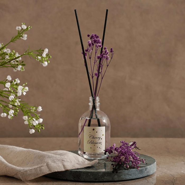 Cherry Blossom Reed Diffuser Purple 100Ml