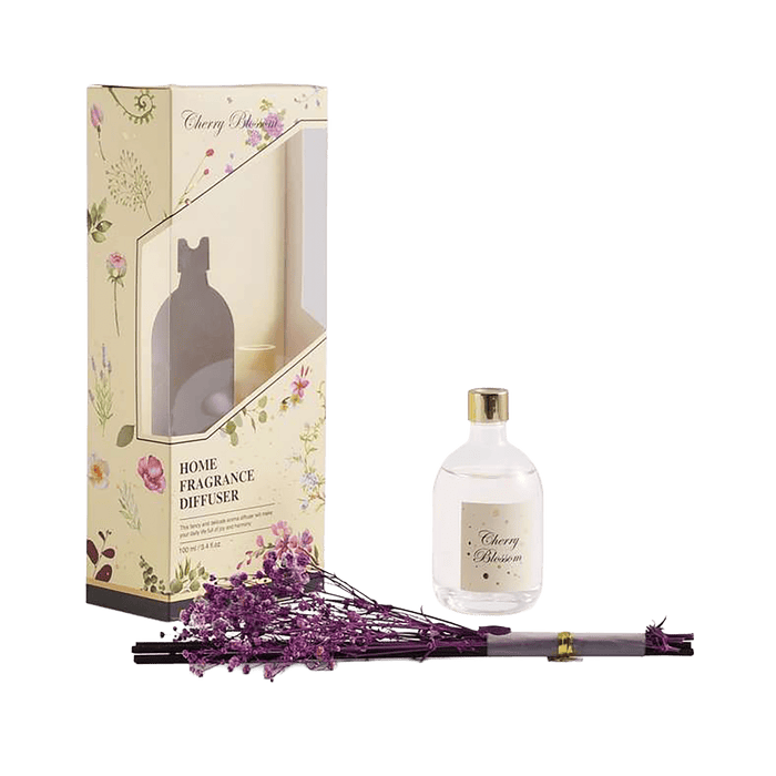 Cherry Blossom Reed Diffuser Purple 100Ml