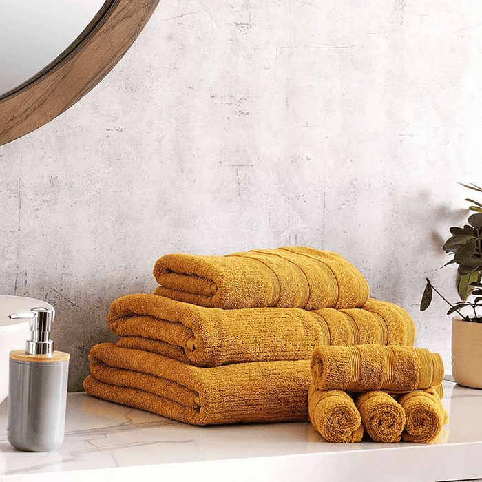 Chicago Textured 650 Gsm Hand Towel -Dark Horseradish