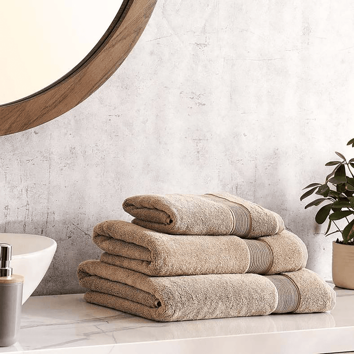 Classic Zero Twist 600 Gsm Bath Sheet -Taupe