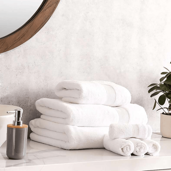 Classic Zero Twist 600 Gsm Bath Sheet -White Pan Home