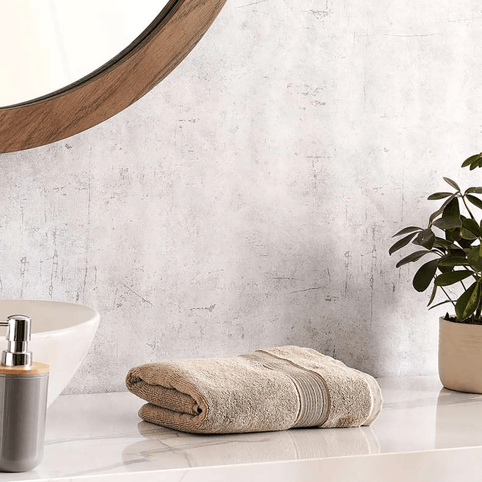 Classic Zero Twist 600 Gsm Hand Towel -Taupe Pan Home