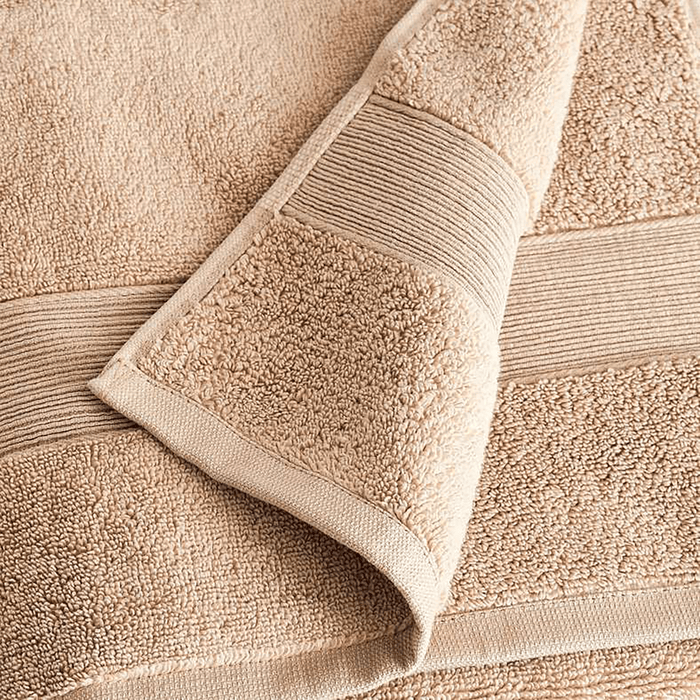 Classic Zero Twist 600 Gsm Hand Towel -Taupe Pan Home
