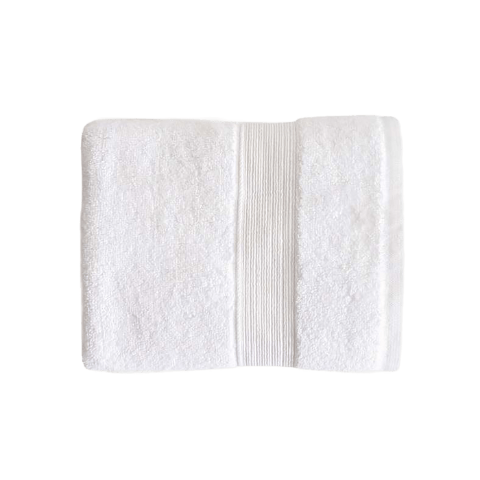 Classic Zero Twist 600 Gsm Hand Towel -White Pan Home