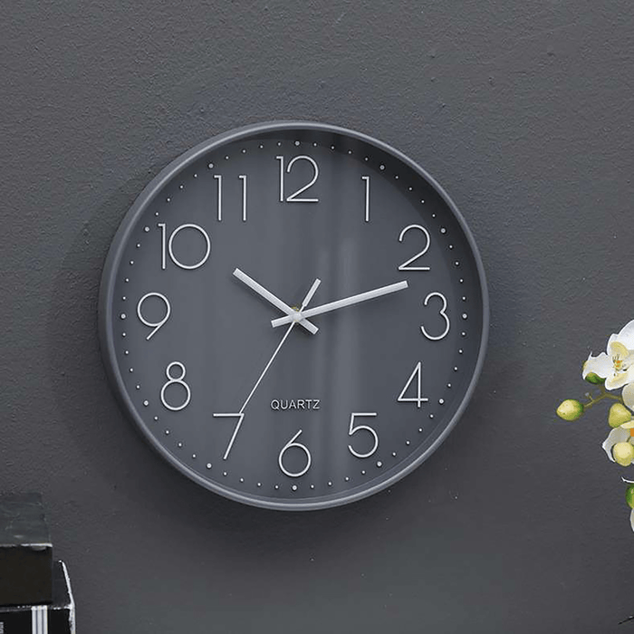 Colton Wall Clock - Grey Pan Home