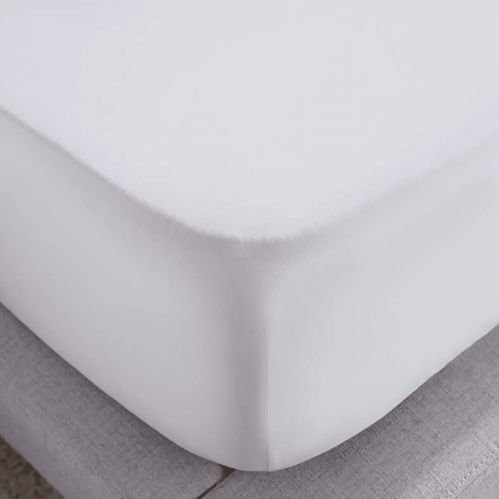 Conscious Eucacel Fitted Sheet - Bright White Pan Home