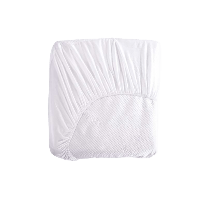Cooling Jacquard Waterproof Mattress Protector 200X200+33cm - White