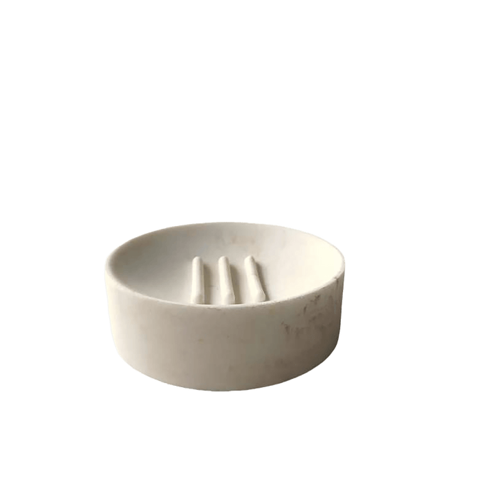 Coral Resin Soap Dish - Off White