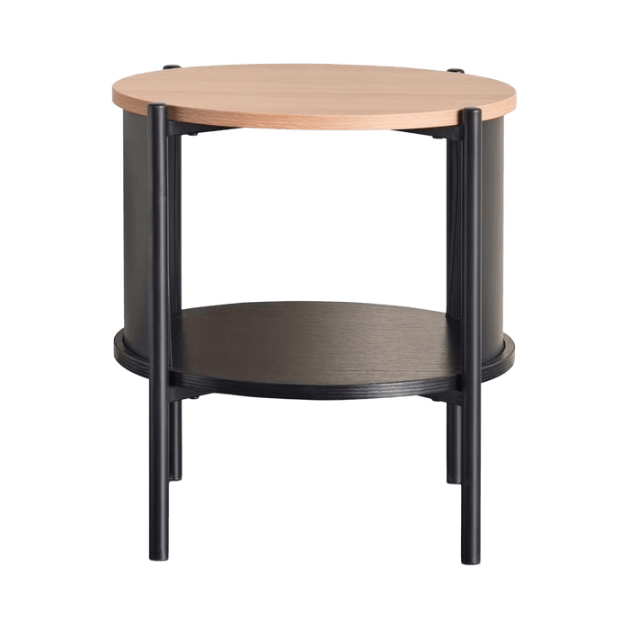 Cortez End Table With Storage Melamine