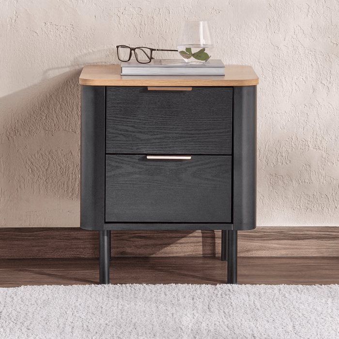Cortez Night Stand With 2 Drawer