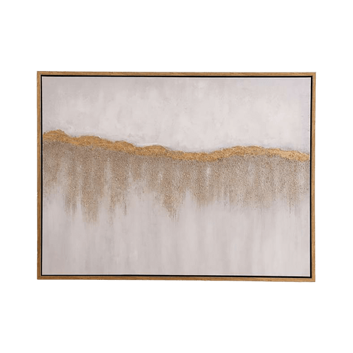 Cosmopolitan Framed Canvas Art 120X90cm - Gold Pan Home