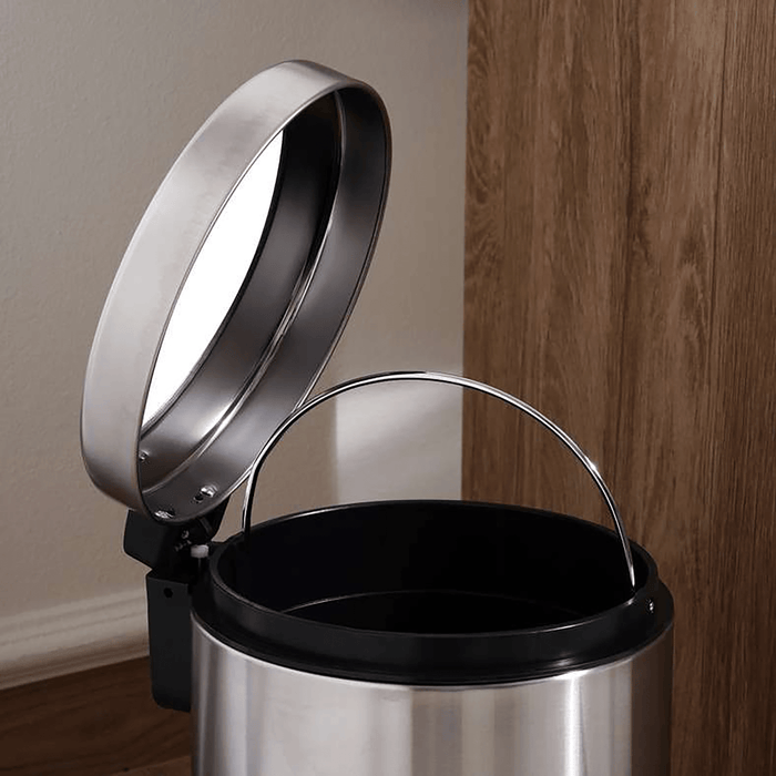 Daily Soft Close Metal Pedal Bin 3L - Chrome