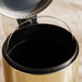 Daily Soft Close Metal Pedal Bin 5L - Gold Pan Home