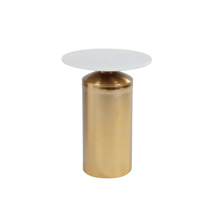 Dasra Accent Table Marble - White Gold