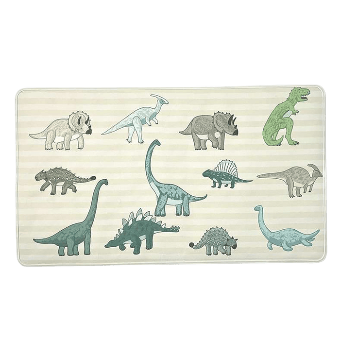 Dino Field Antislip Tubmat - Green