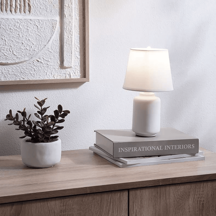 Dowan E14 Table Lamp - Off White