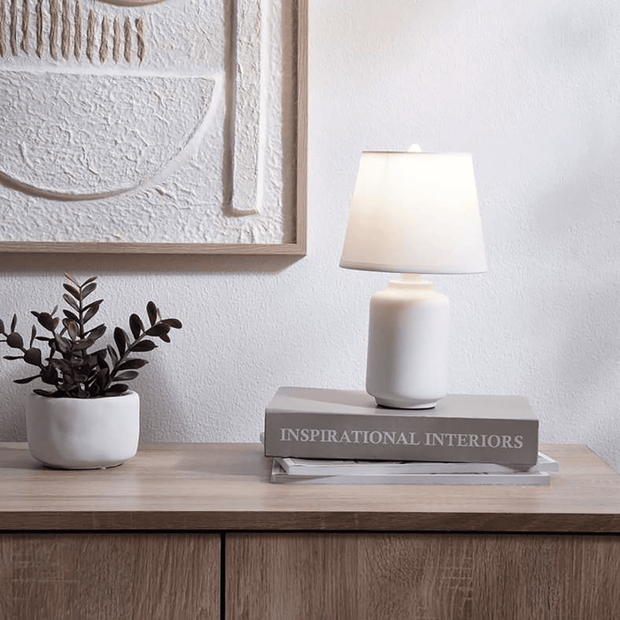 Dowan E14 Table Lamp - Off White