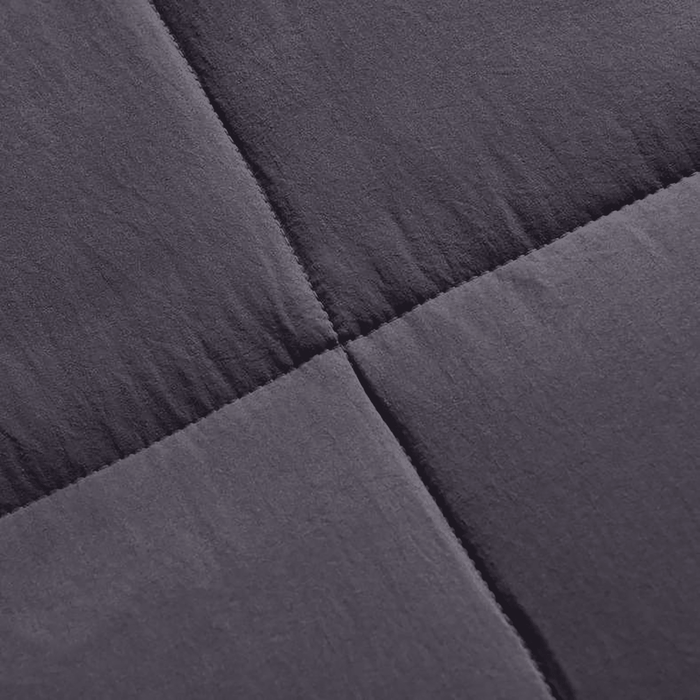 Down Alternative 3-Piece Reversible Comforter Set - Grey