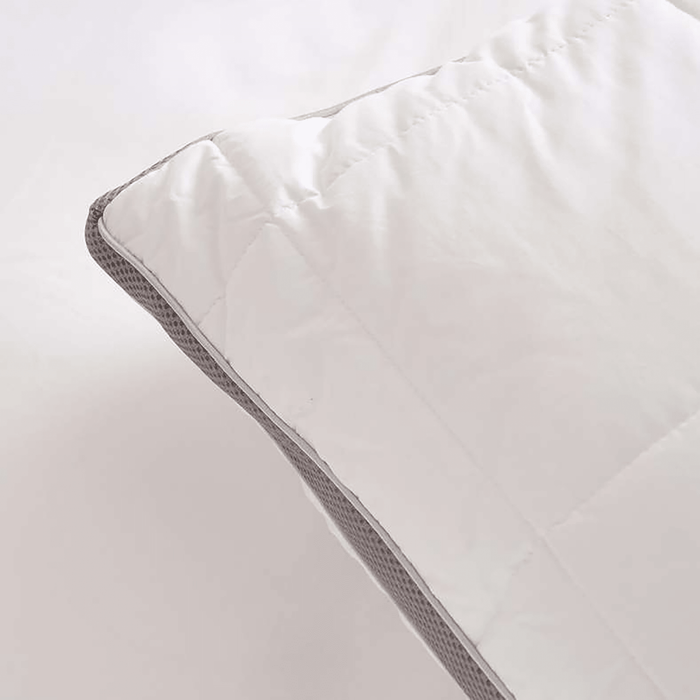 Dream Quilted Loft Pillow - White