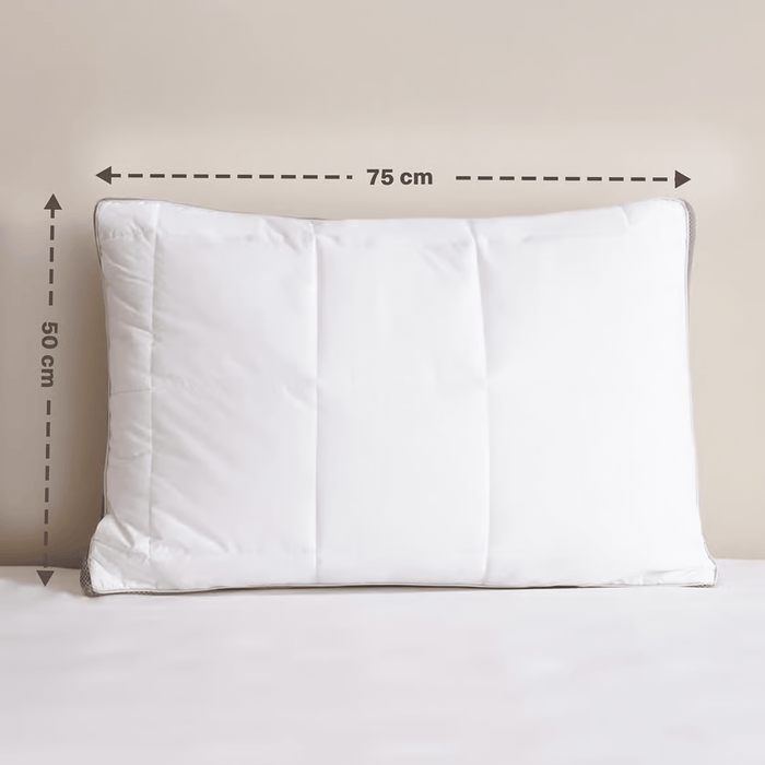 Dream Quilted Loft Pillow - White