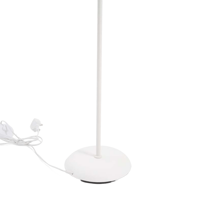 Edina E27 Floor Lamp 175Cm - White