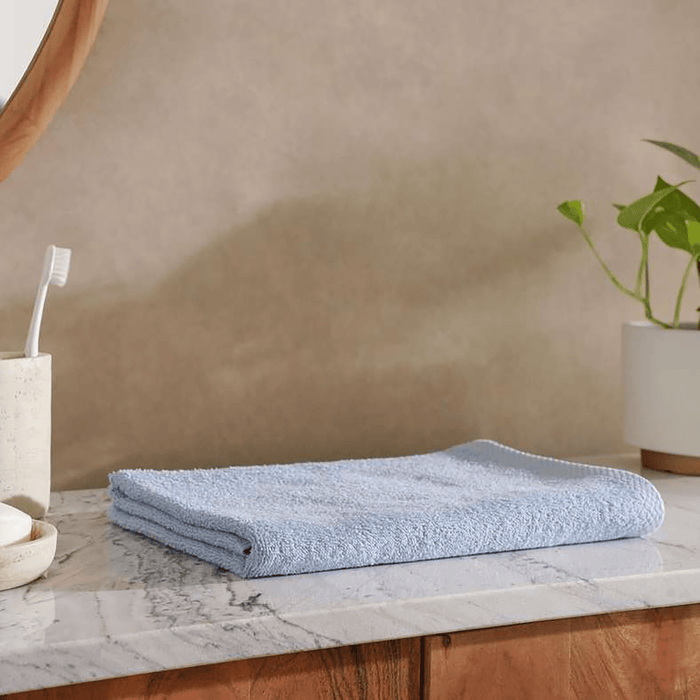 Edsel Cotton Bath Towel - Blue