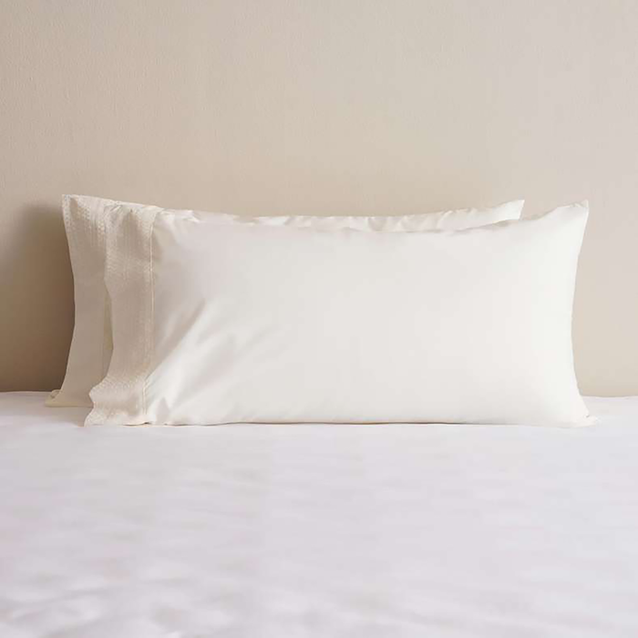Elegance 2-Piece Pillow Case Set - Cream