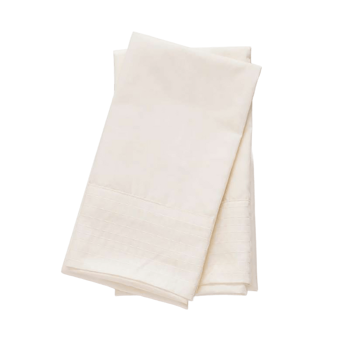 Elegance 2-Piece Pillow Case Set - Cream