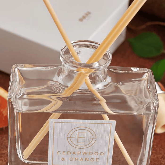 Elegance Cedarwood Orange Reed Diffuser 100Ml - Grey