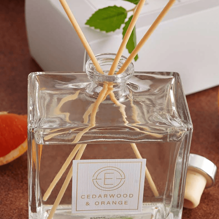 Elegance Cedarwood Orange Reed Diffuser 300Ml - Grey