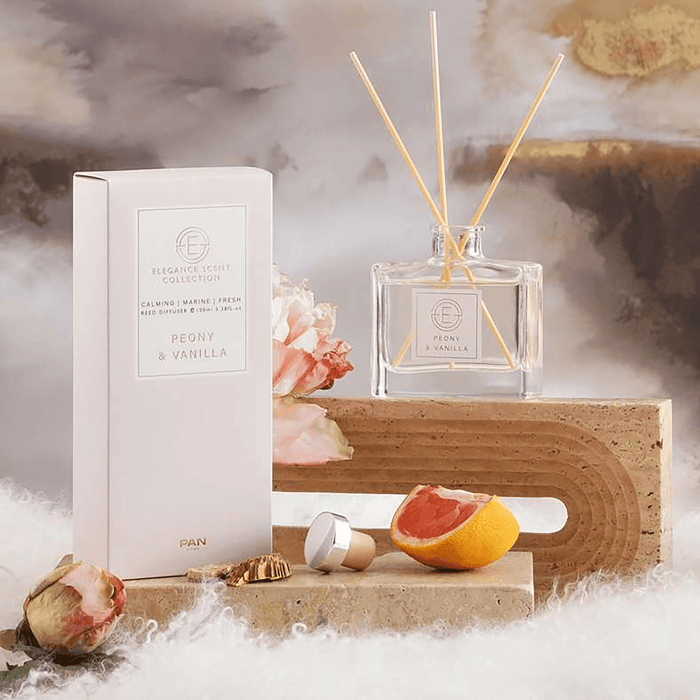 Elegance Peony Vanilla Reed Diffuser 100Ml - Pink