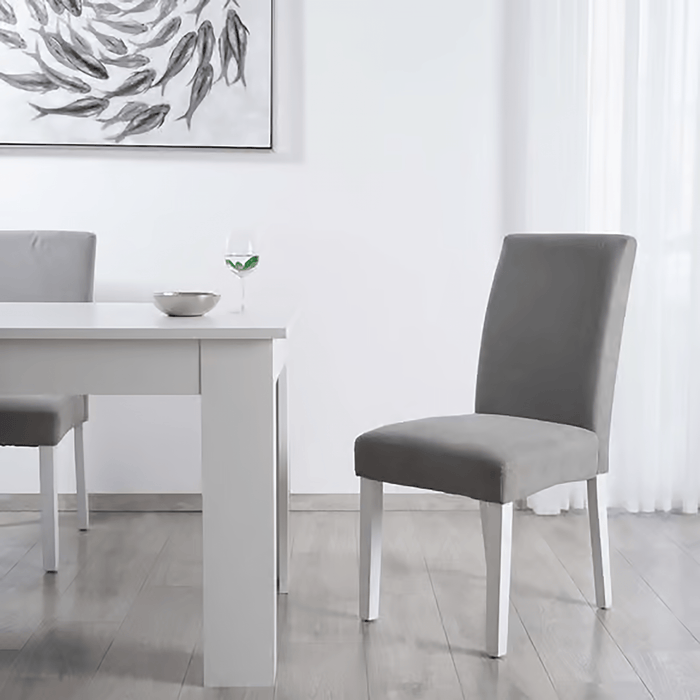 Elke Dining Chair - Grey White Pan Home
