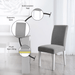 Elke Dining Chair - Grey White Pan Home