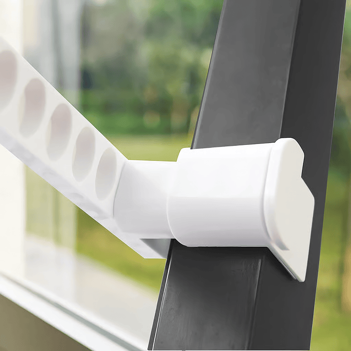 Eludir 2 Pieces Sliding Window Lock Set - White