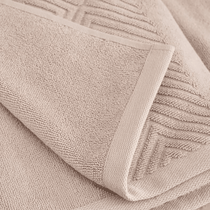 Embossa Textured Bath Towel - Beige