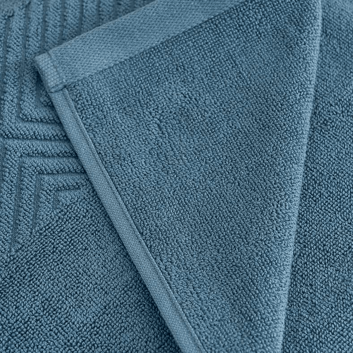 Embossa Textured Bath Towel - Blue
