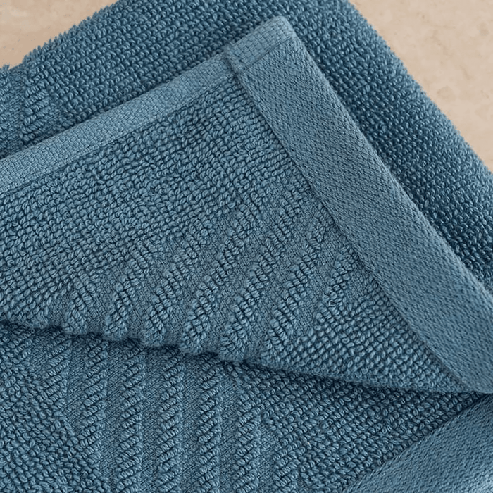 Embossa Textured Fingertip Towel - Blue