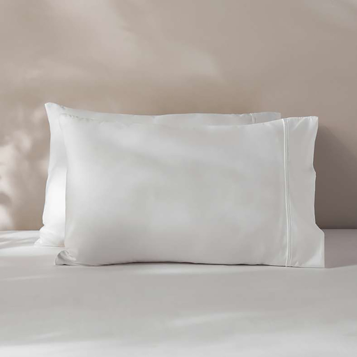 Eminence Living 2-Piece Pillowcase Set - White Pan Home