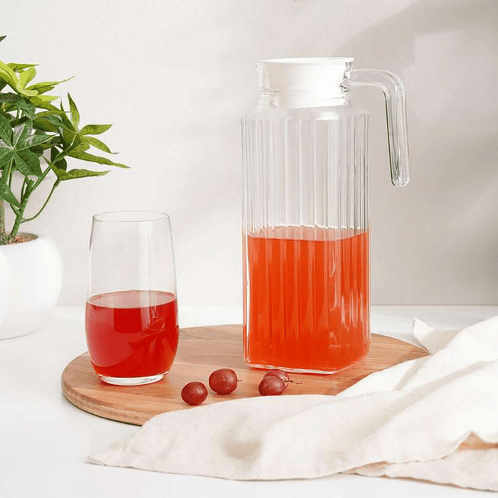 Enzo Jug With Lid 1.3L -Clear
