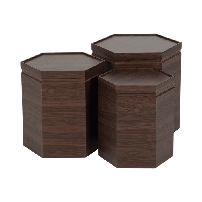 Epidia End Tables Set Of 3 Round